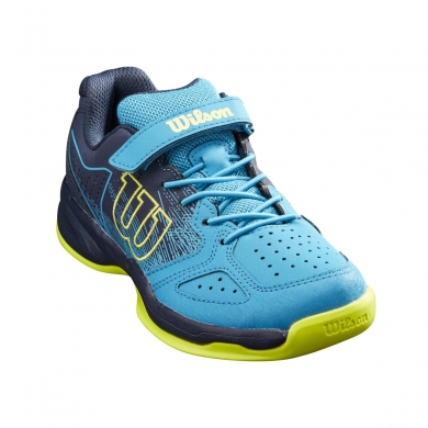 Wilson Buty tenisowe Kaos Velcro Allcourt niebieskie dla małych dzieci